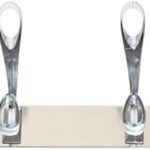 علاقات الملابس ستانلس ستيل للحائط و للابواب تثبيت براغي