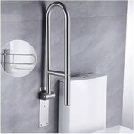 مقابض المرحاض لكبار السن وذوي االاحتياجات الخاصة من ستانلس ستيل المقاوم للصدأ