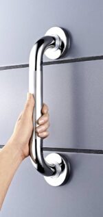 ⁦مقابض الحمام لكبار السن وذوي االاحتياجات الخاصة من ستانلس ستيل المقاوم للصدأ⁩ - الصورة ⁦2⁩
