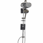 طقم دش مدور الماسورة نحاسي الحديث ومتكامل