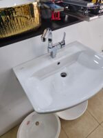 ⁦مغسلة نص رجل تركي مربع 60سم⁩ - الصورة ⁦2⁩