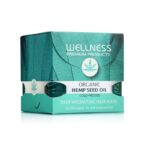 ⁦ماسك الشعر بزيت بذور القنب + 4 أمبولات ترطيب عميق من ويلنس⁩ - الصورة ⁦2⁩